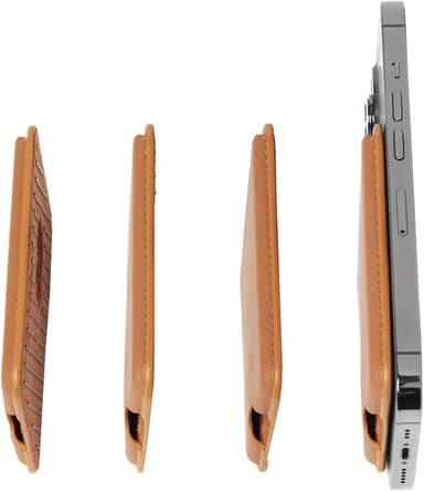Mujjo MagSafe iPhone korthållare för mobiltelefon (beige)