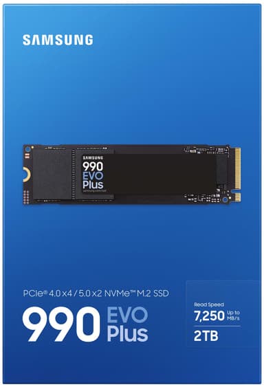 Samsung 990 EVO Plus intern SSD (2TB)