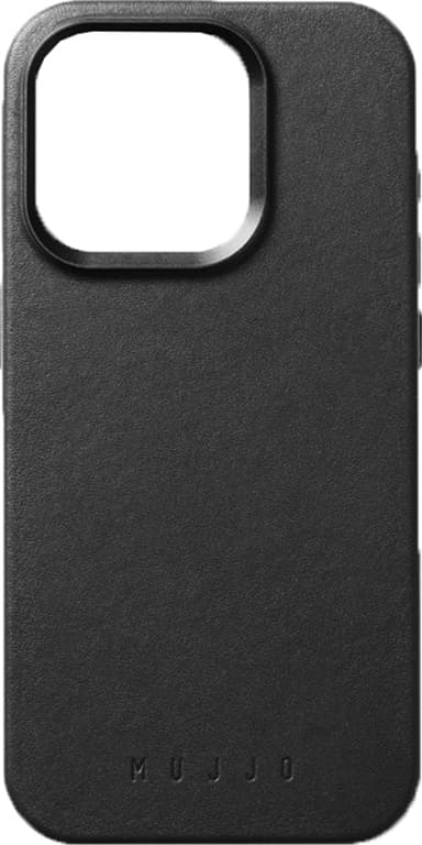 Mujjo iPhone 15 Pro mobiltelefonfodral (svart)