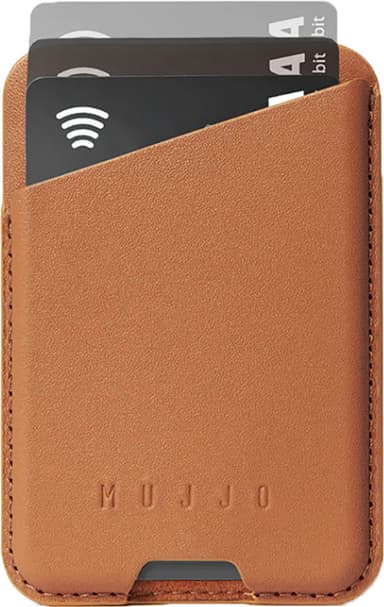 Mujjo MagSafe iPhone korthållare för mobiltelefon (beige)
