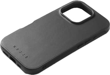 Mujjo iPhone 16 Pro mobiltelefonfodral (svart)