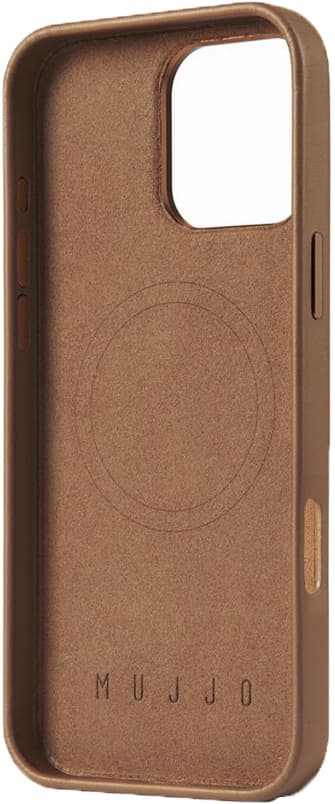 Mujjo iPhone 16 Pro Max mobiltelefonfodral (beige)