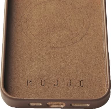 Mujjo iPhone 16 Pro Max mobiltelefonfodral (beige)