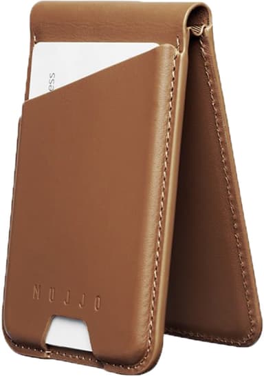 Mujjo MagSafe iPhone korthållare för mobiltelefon (beige)