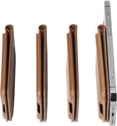 Mujjo MagSafe iPhone korthållare för mobiltelefon (beige)