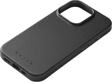 Mujjo iPhone 16 Pro mobiltelefonfodral (svart)