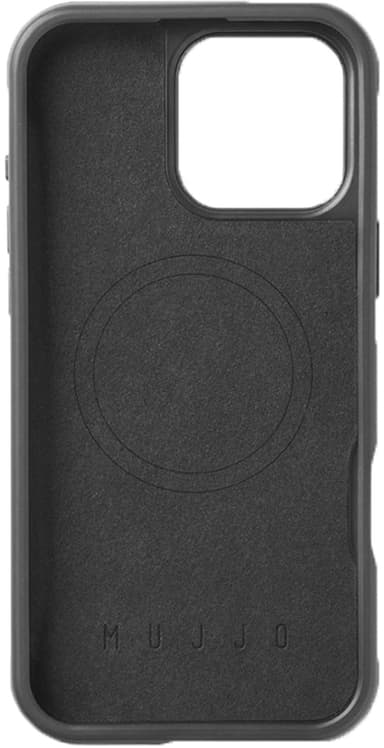 Mujjo iPhone 16 Pro Max mobiltelefonfodral (svart)