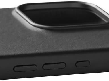 Mujjo iPhone 16 Pro mobiltelefonfodral (svart)