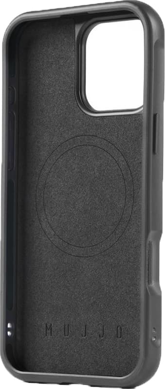 Mujjo iPhone 16 Pro Max mobiltelefonfodral (svart)