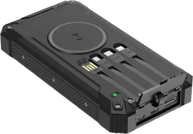 Denver 20000mAh soldriven powerbank (svart)