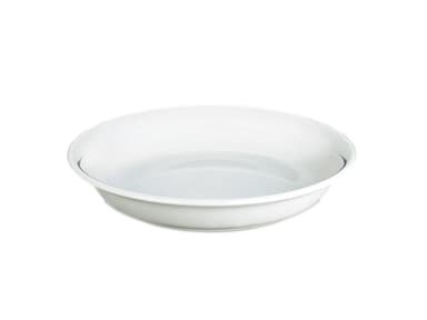 Pillivuyt Bourges plate deep Dia 21 cm White
