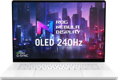 Asus ROG Zephyrus G16 GU605CR U9-285H/32/1024/5070Ti/OLED 16" bärbar dator (vit)