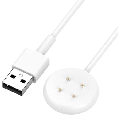 Laddare till Google Pixel Watch 2 - USB 1m - Vit