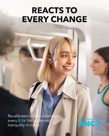 Soundcore Liberty 4 Pro True Wireless in ear-hörlurar (vita)