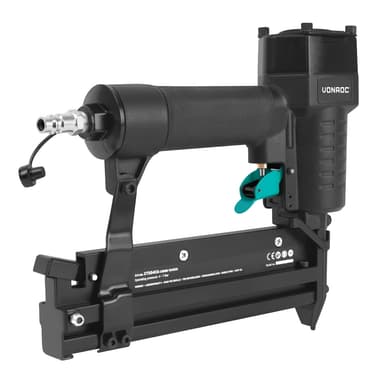 VONROC PRO Pneumatisk Kombi-Häftpistol | Spik 10–50 mm & Klammer 16–40 mm | För Snickeri, Trä, Golv & Tak | Tryckluftsdriven | EURO/DIN 7,2 mm
