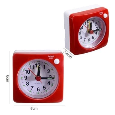 Analog väckarklocka med snooze och tyst gång
