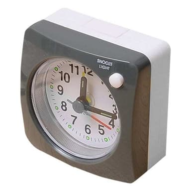 Analog väckarklocka med snooze och tyst gång