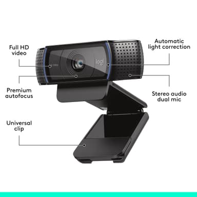 Logitech Webbkamera HD Pro C920