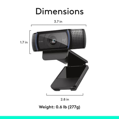 Logitech Webbkamera HD Pro C920