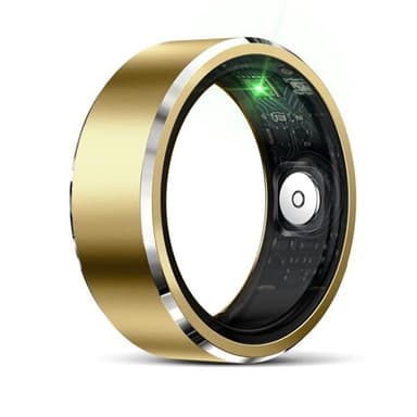 R5 Smart Ring med Hälsoövervakning och träningslägen Strl 8 - Guld