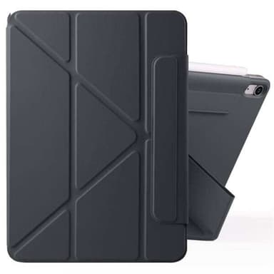 Konstläderfodral med ställ och magneter till iPad Air 11 2024 / Air 2022 10.9 - Svart