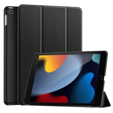 Trifold Fodral med ställ till iPad 10,2"" 2021 - Svart