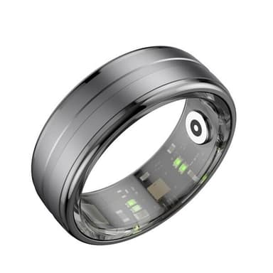 R06 Smart Ring med Hälsoövervakning och träningslägen Strl 8 - Svart