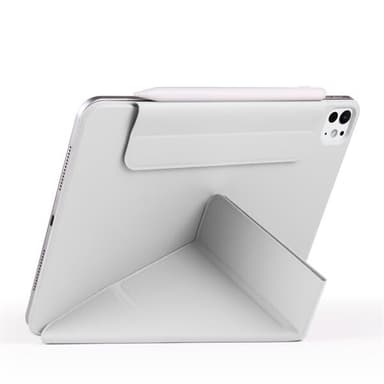 Konstläderfodral med ställ och magneter till iPad Pro 11 2022 / 2021 / 2020 - Grå