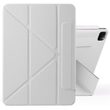 Konstläderfodral med ställ och magneter till iPad Pro 11 2022 / 2021 / 2020 - Grå
