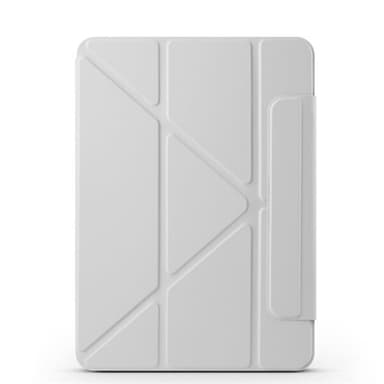 Konstläderfodral med ställ och magneter till iPad Air 13 2024 - Grå