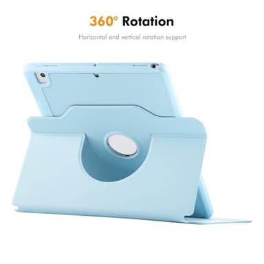 Konstläderfodral med ställ till iPad Air 10,5 / Pro 10,5 / 10,2 - Grå