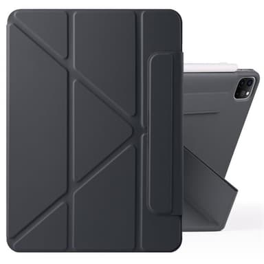 Konstläderfodral med ställ och magneter till iPad Pro 11 2022 / 2021 / 2020 - Svart