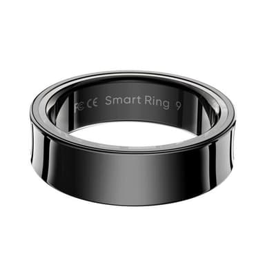 R09 Smart Ring med pulsövervakning och flera träningslägen Strl 8 - Svart