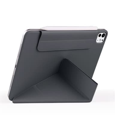 Konstläderfodral med ställ och magneter till iPad Pro 11 2022 / 2021 / 2020 - Svart