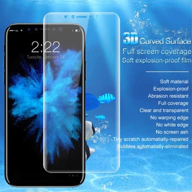 IMAK Skärmskydd till iPhone X / XS - Soft Hydrogel 2-pack