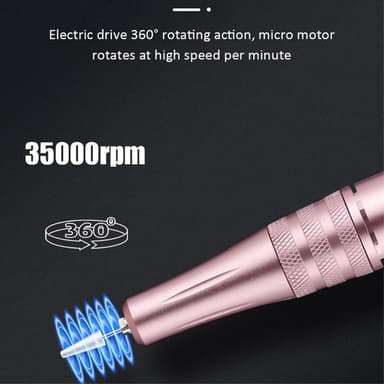 Nagelborr 30000RPM Elektrisk nagelfilsmaskin Manikyr Pedikyr