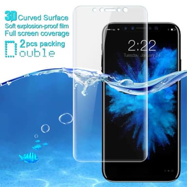 IMAK Skärmskydd till iPhone X / XS - Soft Hydrogel 2-pack
