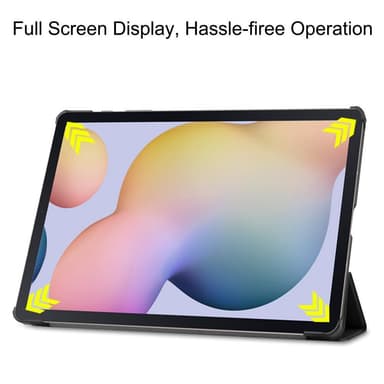 Slim Fit Cover Fodral Till Samsung Galaxy Tab S7 Plus - Svart