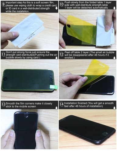 IMAK Skärmskydd till iPhone X / XS - Soft Hydrogel 2-pack