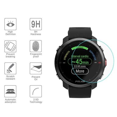 Polar Grit X SmartKlocka Härdat glas