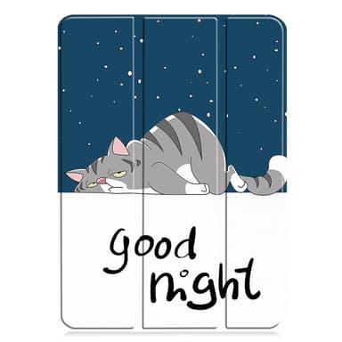 Till iPad Pro 11 (2024) Slim fit tri-fold fodral - Cat