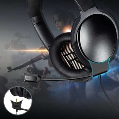 Ljudkabel med Mikrofon till BOSE QC35I / QC35II