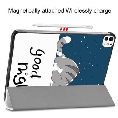 Till iPad Pro 11 (2024) Slim fit tri-fold fodral - Cat