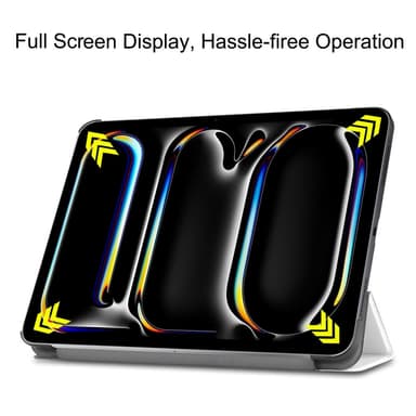 Till iPad Pro 11 (2024) Slim fit tri-fold fodral - Cat
