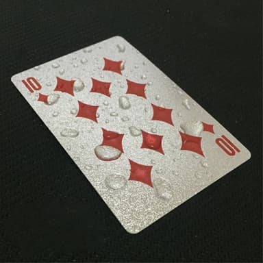 $100 Silver Plast PVC Poker Vattentäta Spelkort Kortlek