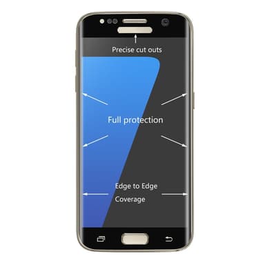 HAT PRINCE  Härdat glas Curved Samsung Galaxy S7 - Svart