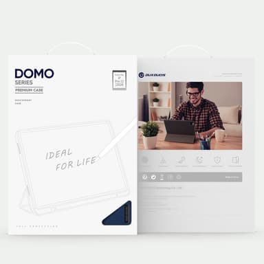 DUX DUCIS Domo iPad Pro 13 (2024) fodral Tri-Fold - Blå
