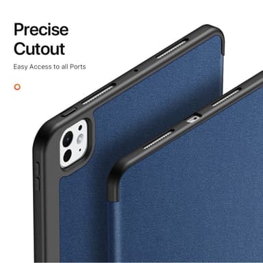 DUX DUCIS Domo iPad Pro 13 (2024) fodral Tri-Fold - Blå