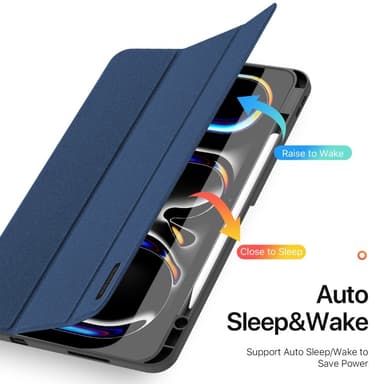 DUX DUCIS Domo iPad Pro 13 (2024) fodral Tri-Fold - Blå