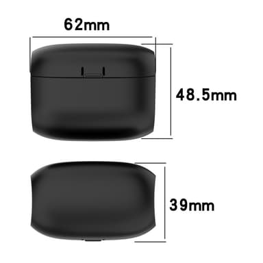 Docka för Jabra Elite 65t Earbuds Laddningsfack Laddningskabel